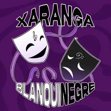 Logo de Xaranga Blanquinegre